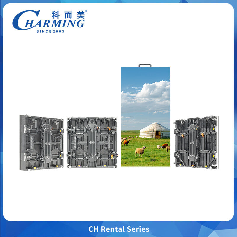 CH-E Series Curved Indoor LED Panel dengan Splicing Bulat untuk Creative Stage Background
