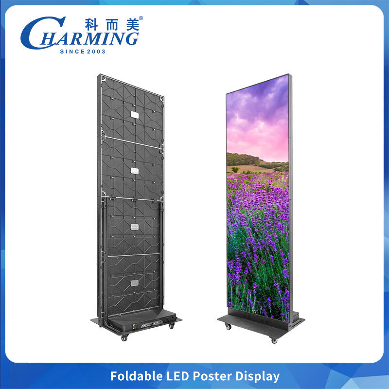 Layar LED Sambungan Mulus Kunci Cepat P2 P2.5 Kabinet Lipat dengan Lubang Pemosisian untuk Pemasangan Mudah