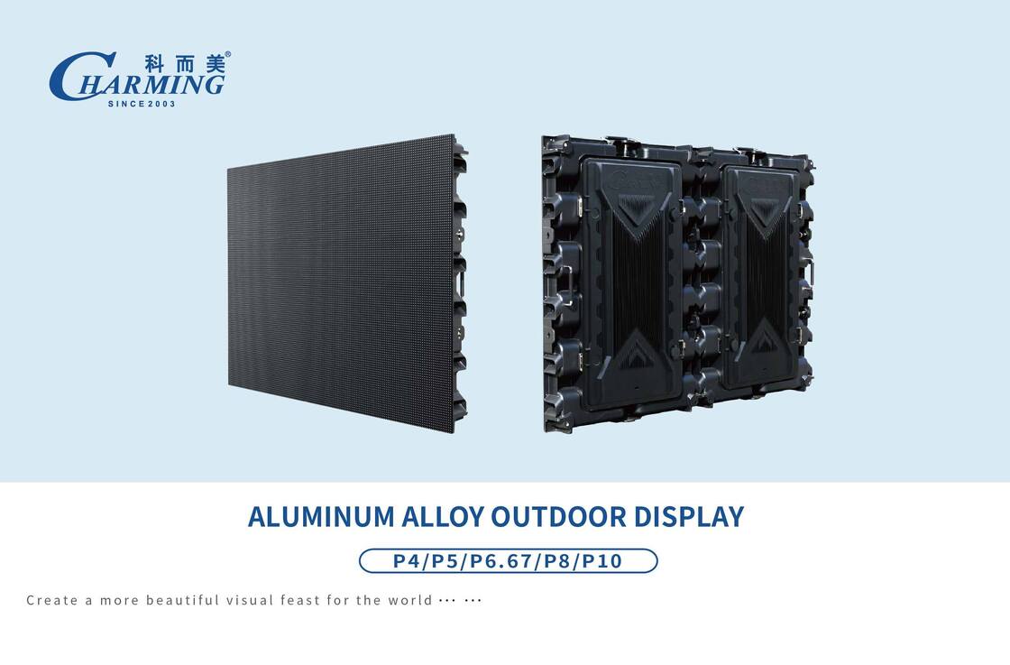 IP65 ALUMINUM ALLOY waterproof OUT DOOR LED VIDEO Display Screen P4 Tingkat abu-abu tinggi 7680HZ