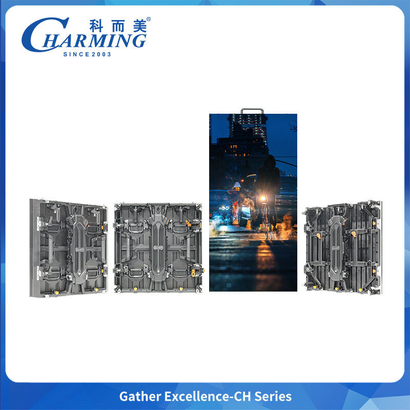 LED Rental Display yang menggabungkan ketebalan 84mm yang ramping dan berat kabin minimal 6,6kg untuk transportasi dan pemasangan cepat