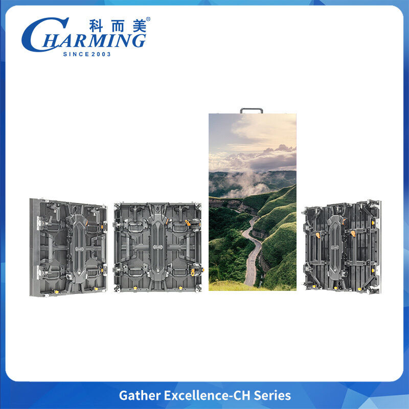Sewa LED Display ringan P3.91 lemari fleksibel dengan akses depan belakang dan diperkuat die cast aluminium frame menyediakan pendinginan