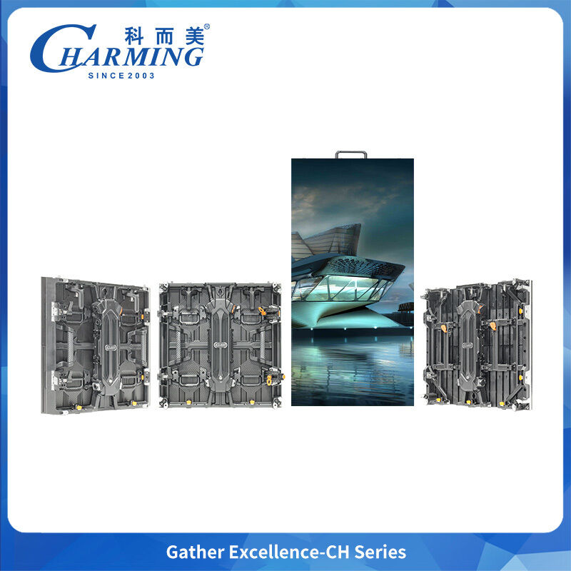 Tampilan LED Luar Ruang High-Refresh Aluminium Cast, IP65, 3500+ CD/m2