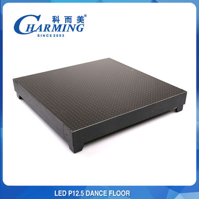 Sewa Lantai Dansa LED Dalam Ruangan 115W SMD3528 P12.5 501x501x83MM