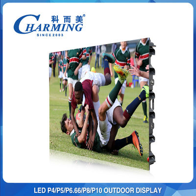 256x192 P5 P8 Layar Dinding Video LED Luar Ruangan Ultrathin Ringan