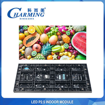 Modul Tampilan LED Dalam Ruangan IP42 P2.5 P2 RGB Penuh Warna Anti Tabrakan