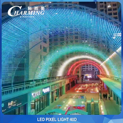 Lampu Fasad Bangunan IP68 Tahan Air, Lampu Strip LED Multiscene Untuk Bangunan