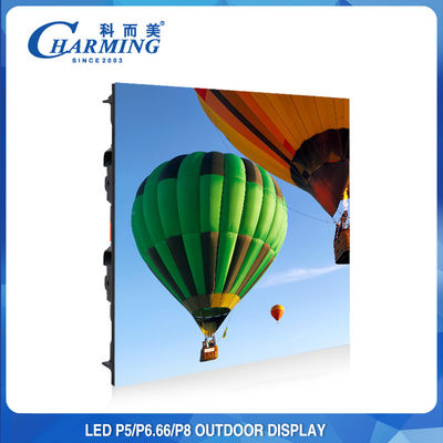 Iklan Menawan Layar Dinding Video LED Luar Ruangan 192x192 Ultrathin