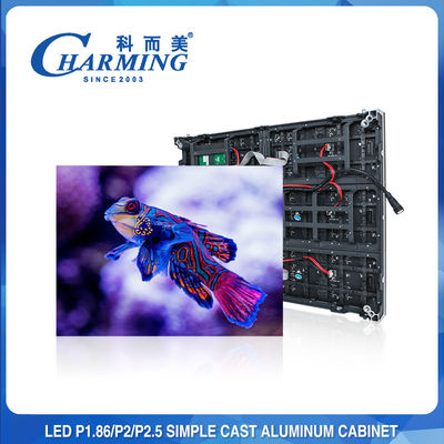 256x192 Tampilan Layar LED Tetap Dalam Ruangan Anti Tabrakan Multiscene