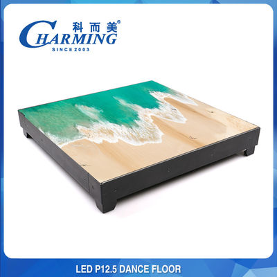Layar LED Lantai Dansa IP54 Praktis 200W Tahan Lama 500x500x84MM