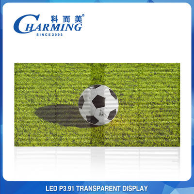 Panel Film LED Transparan 256x64 16 Bit Serbaguna Praktis