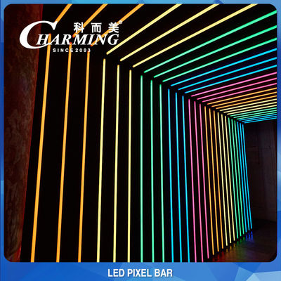 Outdoor 64 Pixel Mengontrol Lampu Tabung LED IP65 Secara Individual Untuk Disewa