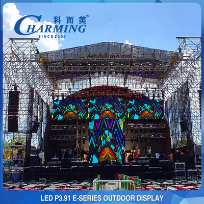 Penyewaan Dinding LED Serbaguna 256x128, Layar LED Luar Ruangan SMD1921 Disewakan