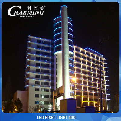 Lampu Piksel LED Luar IP68 Tahan Air Bangunan Fasad Dot Light