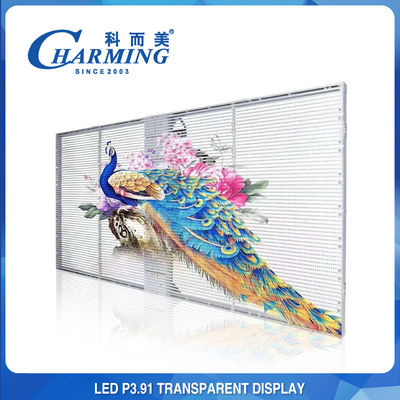 Waterproof See Through Transparan Video Wall Display 3840Hz Praktis