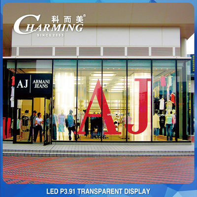 Pixel Pith P3.91MM Transparan LED Video Wall Display Serbaguna 100x50CM