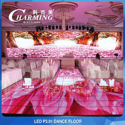 P3.91 Led Dance Floor Video Floor Untuk Sewa Acara Pameran Pernikahan