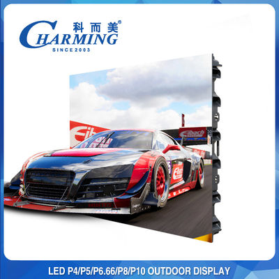 Tampilan Layar LED Iklan Luar Tahan Debu 1200W Anti Korosi