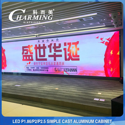 4K HD P1.2 P1.5 P1.8 Layar LED Tetap Dalam Ruangan Untuk Ruang Konferensi