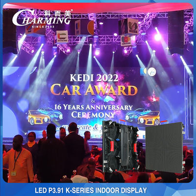 Ultrawide P3.91 Layar LED Tetap Dalam Ruangan 500x1000mm Ringan
