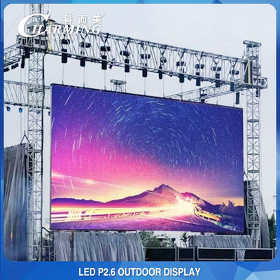 Multifungsi P2.6 LED Video Wall Display Penyewaan Luar Ruangan Untuk Pameran Dagang Konser