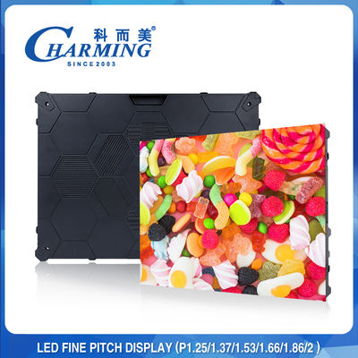 64x48CM Layar LED Tetap Dalam Ruangan P1.5 / P1.8 / P2 / P2.5 4K Refresh Ultra Tipis
