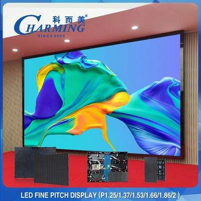 P2.5 Layar LED Mulus Layar LED Tetap Dalam Ruangan 4K Diecast Aluminium