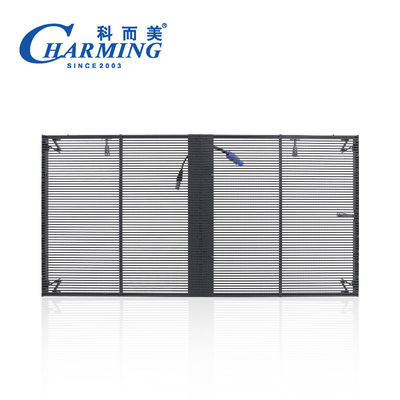 Outdoor P3.91 Dinding Video LED Transparan 256x64 Layar Warna IP65