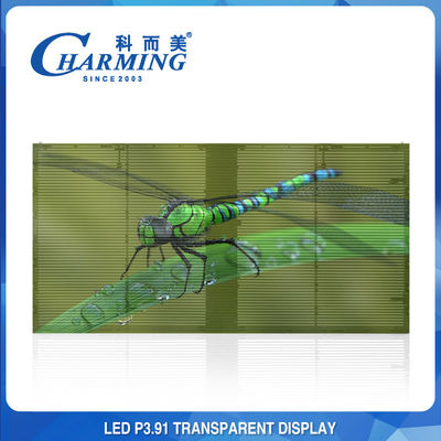 500x1000mm Full Color 4K Layar Kaca Transparan Tahan Air