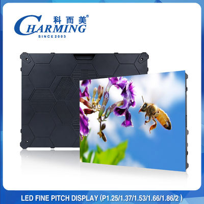 P2.5 Layar Led Ultra Tipis, Layar LED Tetap Aluminium Dalam Ruangan 4K Diecast