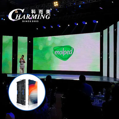 Sewa Acara Dalam Ruangan Layar Dinding Video LED Seri 3.91mm K 200W 3840Hz