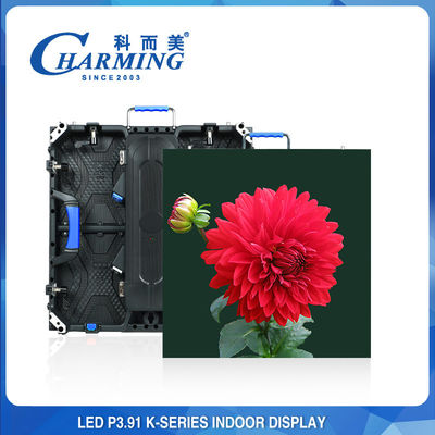 P3.91 Layar Video Led Indoor Digital Signage Reklame untuk Dinding