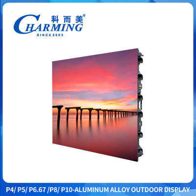 Layar LED Luar Ruangan Magnesium Ringan dengan refresh rate 7680Hz dan dukungan pengangkatan untuk penyewaan dan periklanan