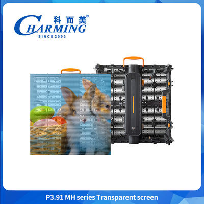 5000nits P3.91 Outdoor Led Transparan Video Wall Glass Led Display