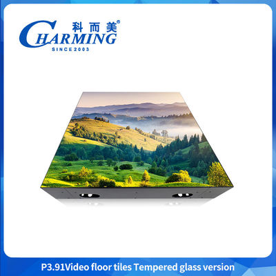 LED Tile Screen Stage 3D Dynamic Display Shopping Mall Bar Floor Full Color Screen Led Display