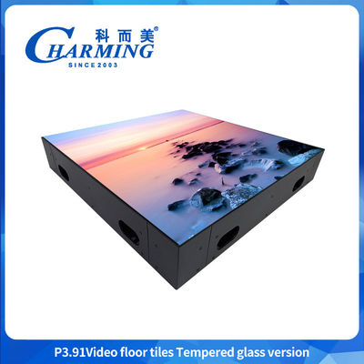 IP65 Disco lantai dansa Pixel Pith P3.91MM Light Up lantai dansa ubin