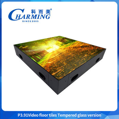 Indoor Led Video Dance Floor Untuk Concert Stage 3.91mm High-definition display
