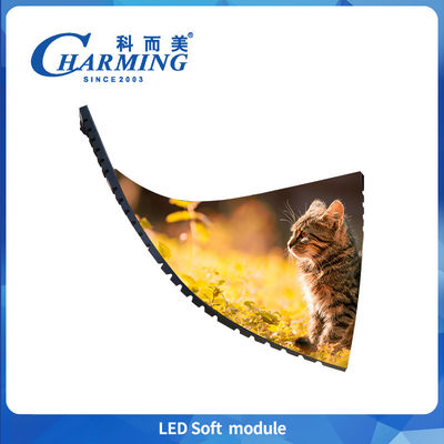 Led Soft Module Led Screen Tingkat Refresh Tinggi Anti-Ambient Light Display Disposable Fleksibel