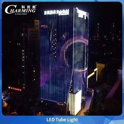 Lampu Titik Piksel LED RGB Pelacakan Permanen Atap Bangunan Pencahayaan Luar Ruangan Dekorasi Pesta Natal Halloween