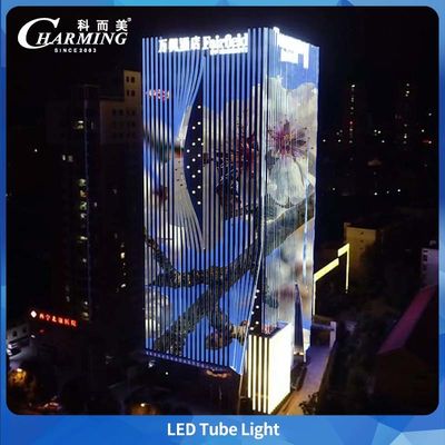 U30 Aluminium Alloy+PC RGBW Led Tube Light DMX untuk Jembatan Luar