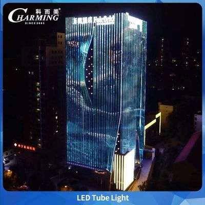 Pencahayaan Tube Led RGB untuk Fasad Bangunan