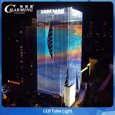Lampu Tabung PC Paduan Aluminium + PC Untuk Proyek Pencahayaan Kepala Pintu Bangunan Luar Ruangan Dan Jembatan