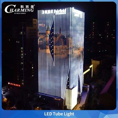 Tabung Lampu LED Luar Ruangan U38-500 5.5w 500*38*58MM SMD5050 Paduan Aluminium+PC Untuk Bangunan Luar Ruangan