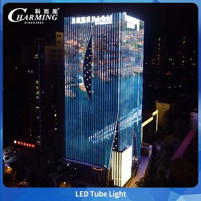 Produk Penjualan Panas 2025 LAMPU LED-U20 1000*20MM IP65 RDM Untuk Dekorasi Bangunan Luar Ruangan dinding eksterior