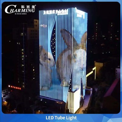 IP65 Rating Outdoor SPI 500/1000MM LED Tube dengan Anti UV-PC Cover untuk Cahaya Jelas dan Cerah Iklan