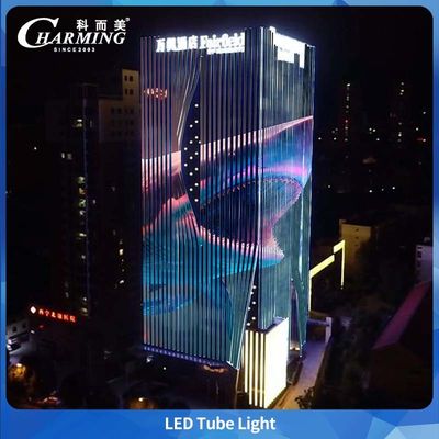 LED Light Tube U38-1000 1000*38*58MM IP65 Aluminium Alloy+PC Untuk Bangunan Luar Ruang
