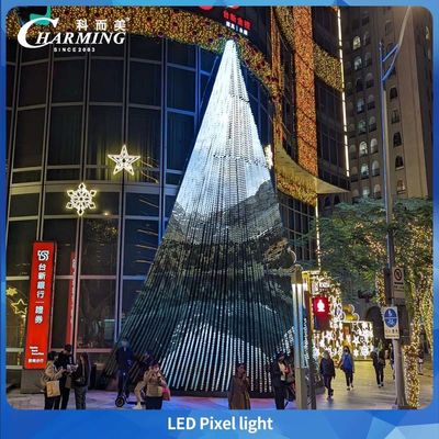 Lampu Pixel LED RGB Pixel Diameter 30mm IP66 RGB LED Pixel Light Dekorasi Pencahayaan Dalam Ruangan Luar Ruangan Bangunan Jembatan