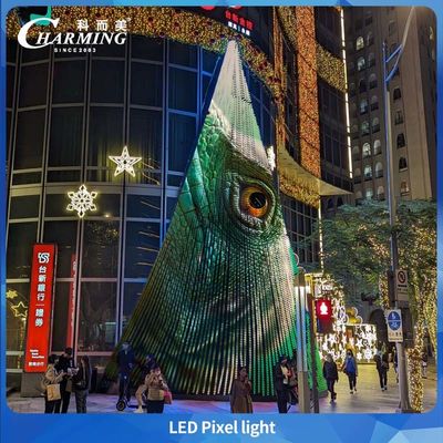 Lampu Pixel LED 43A SMD3535 IP66 Mudah Digunakan Dekorasi Dinding Eksterior Penggunaan Luar Ruangan