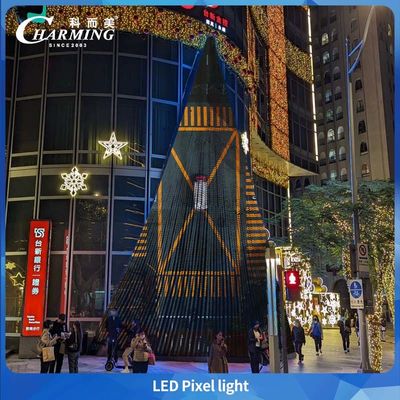 Daya rendah dan tahan UV DMX512 Led Pixel Light Dengan Outdoor Billboard