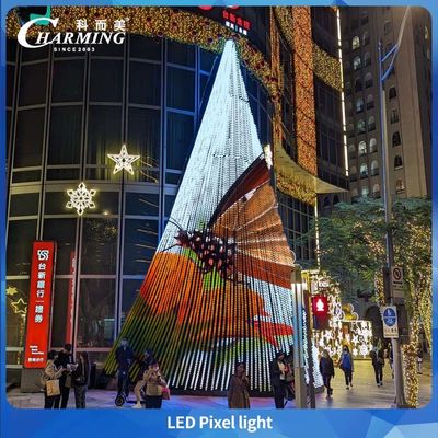Lampu Piksel Merek Menawan Dengan Warna Penuh Rgb IP66 Digunakan Untuk Pencahayaan Bangunan Dan Pencahayaan Jembatan