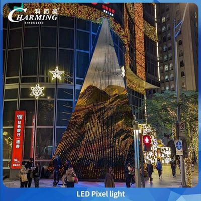 2025 Terlaris RGB Waterproof SPI Led Pixel Light DC24V Lampu Bangunan Luar Ruang